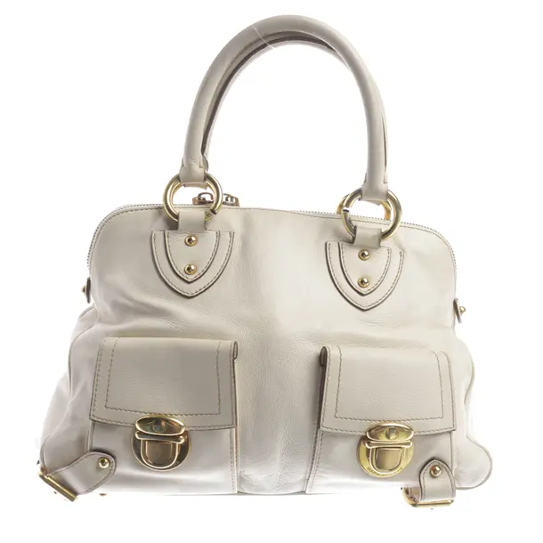 Handbag in White, Leather, Marc Jacobs