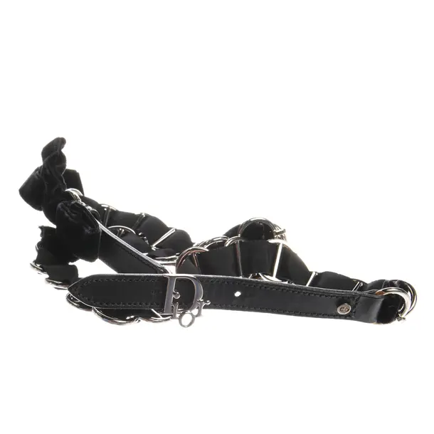 Gürtel in Schwarz, Leder, Dior