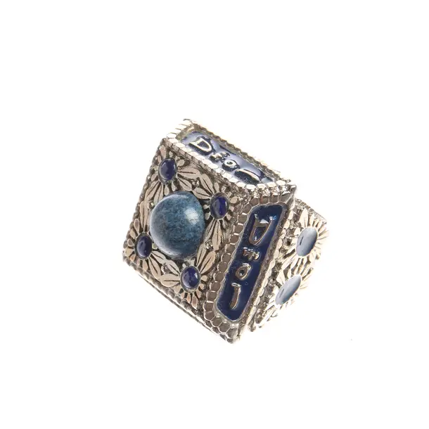 Ring in Metallic, Metall (metallisch, metallisiert), Dior