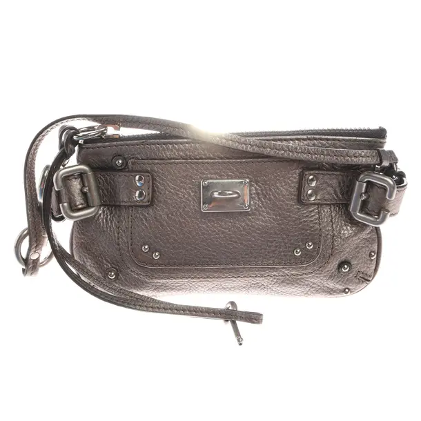 Clutch in Braun, Leder, Chloé