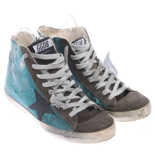 High-Top Sneakers in Green, , Golden Goose