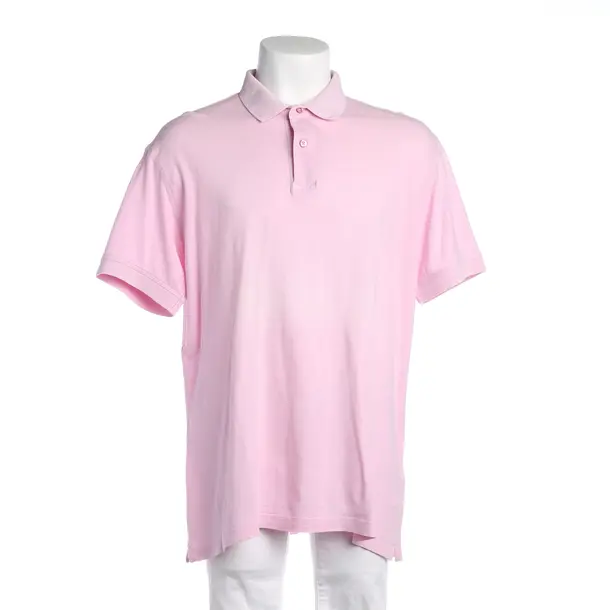 Poloshirt in Rosa, Baumwolle, Zegna