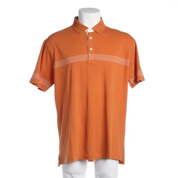 Poloshirt in Orange, Baumwolle, Zegna