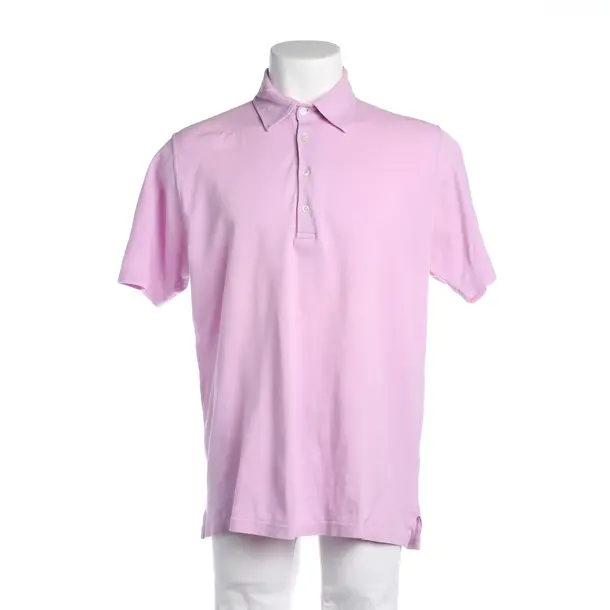 Poloshirt in Rosa, Baumwolle, Fedeli