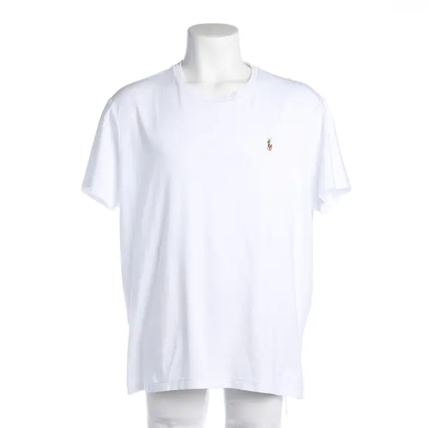 T-Shirt in Weiß, Baumwolle, Polo Ralph Lauren