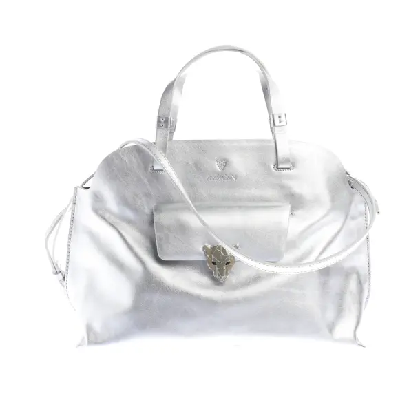 Handbag in Metallic, Leather, Marc Cain