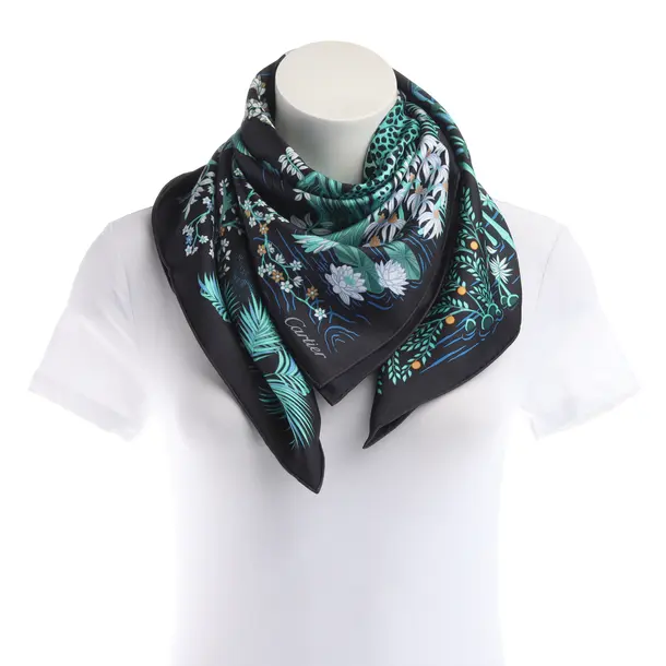 Shawl in Multicolored, Silk, Cartier