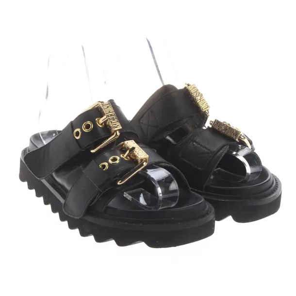 Sandali, in Nero, Moschino