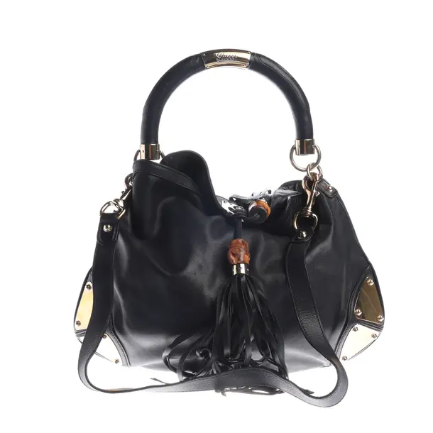 Schultertasche in Schwarz, Leder, Gucci