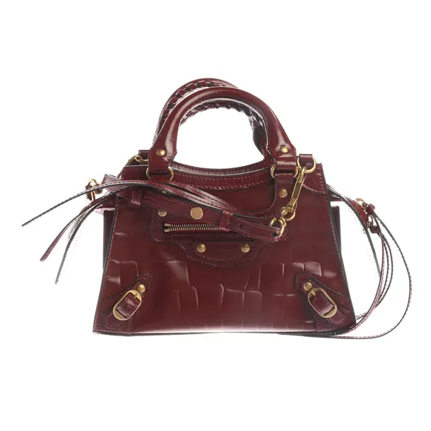 Handbag in Red, Leather, Balenciaga