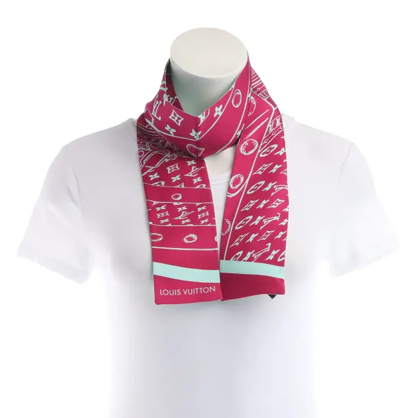 Shawl in Blue, Silk, Louis Vuitton