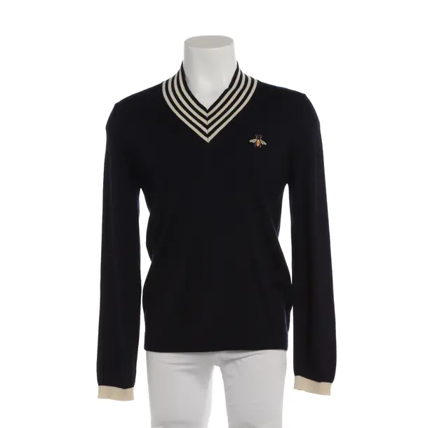 Pullover in Blau, Wolle, Gucci