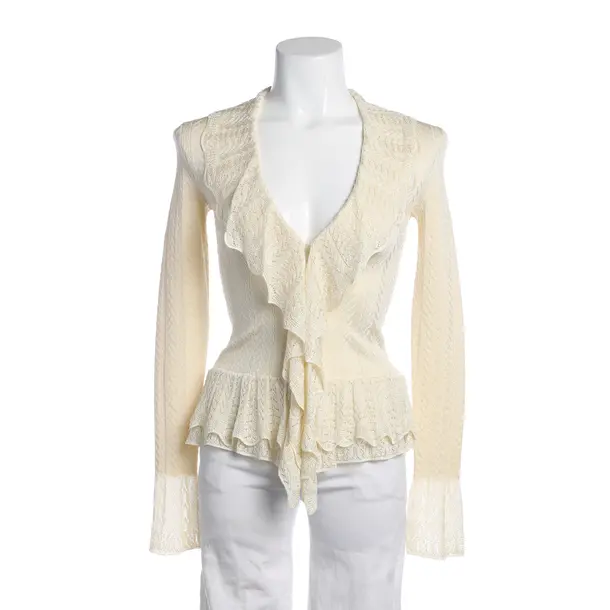 Strickjacke in Weiß, Viskose, Polo Ralph Lauren