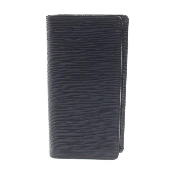 Wallet in Black, Leather, Louis Vuitton