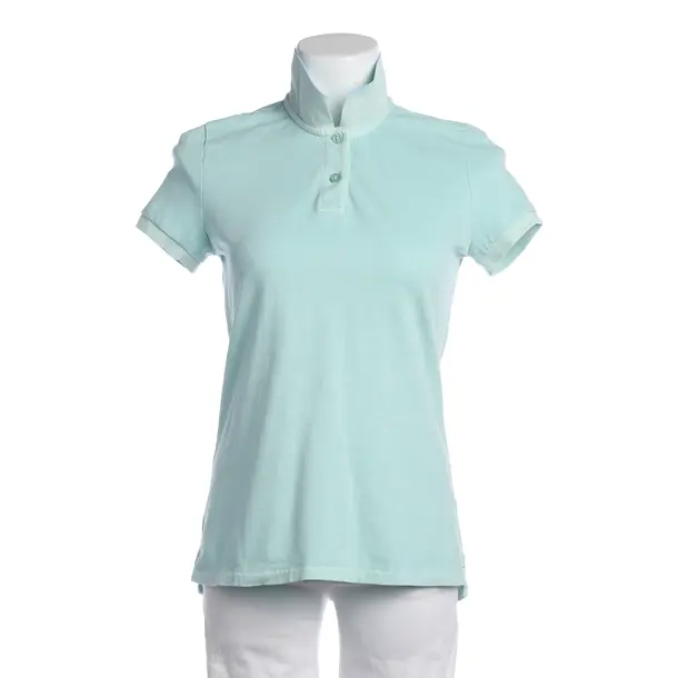 Polo Shirt in Green, Cotton, Closed