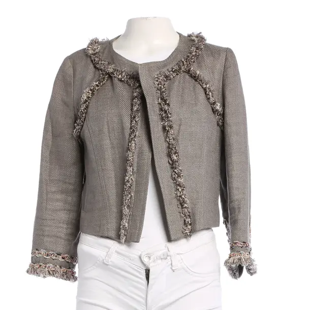 Blazer in Brown, Linen, Sônia Bogner