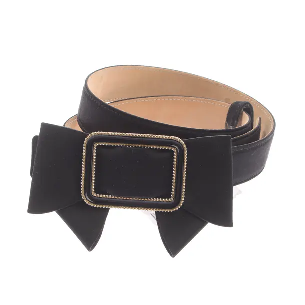 Belt in Black, Polyester, Valentino