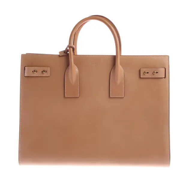 Handtasche, in Hellbraun, Leder, Saint Laurent