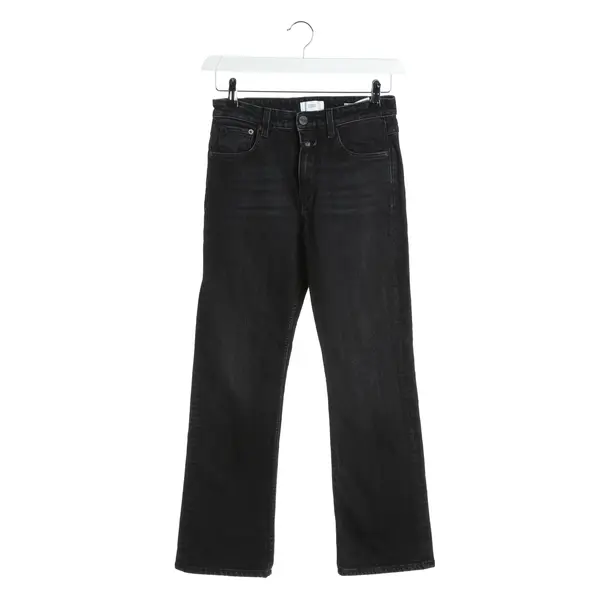 Bootcut Jeans in Black, Cotton, Closed