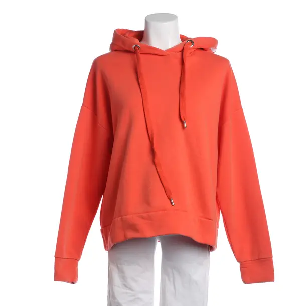 Hoodie in Rot, Bambus, Closed