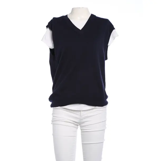 Sweater Vest, in Blue, Cotton, Closed