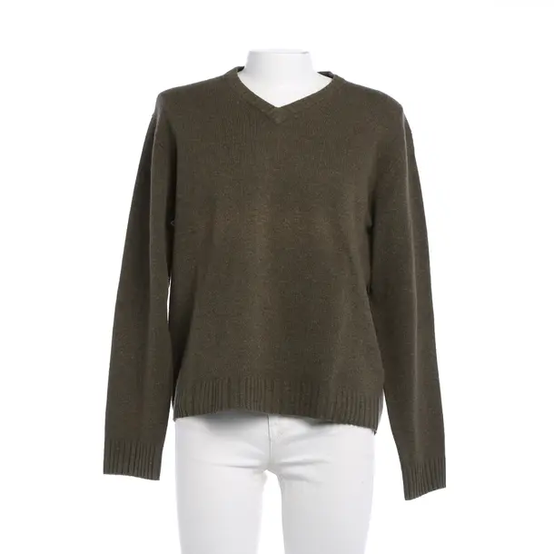 Pullover, in Dunkelgrün, Wolle, Zegna