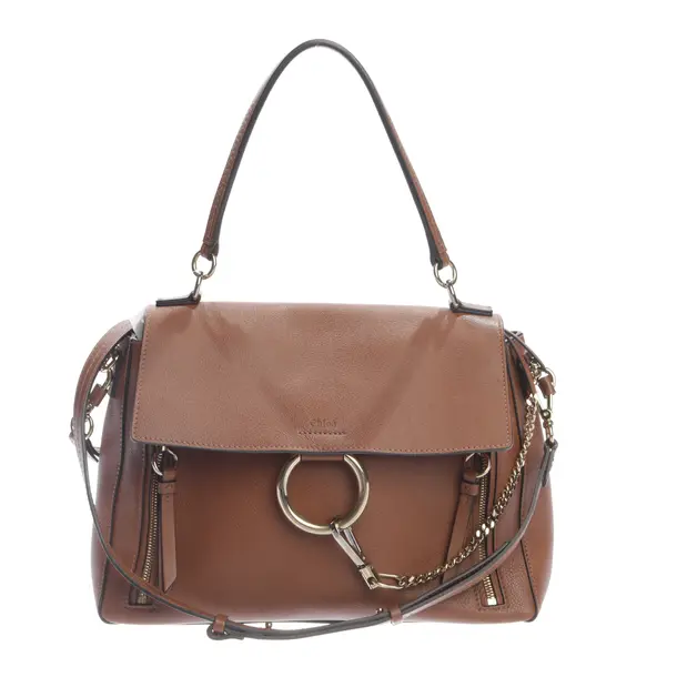 Schultertasche in Braun, Leder, Chloé