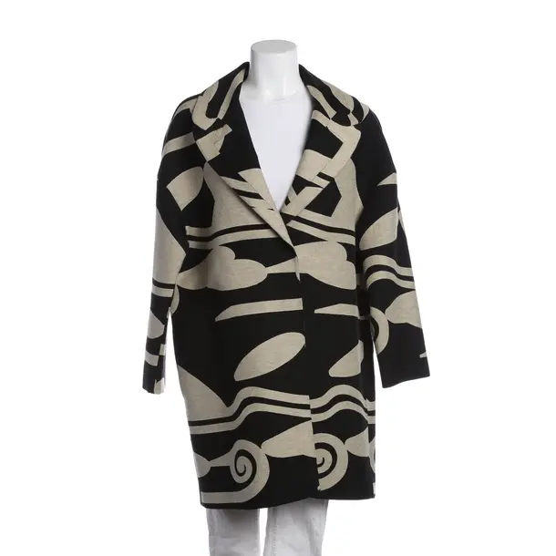 Mid-Season Coat in White, Wool, Diane von Furstenberg