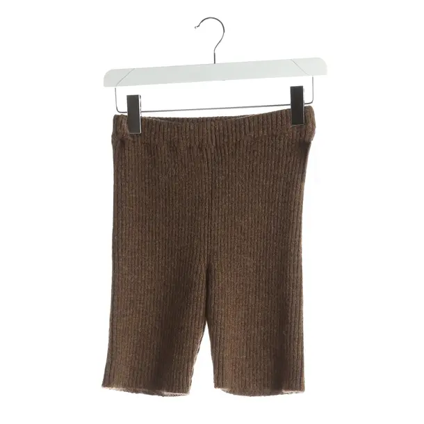 Shorts, in Brown, Wool, Nanushka