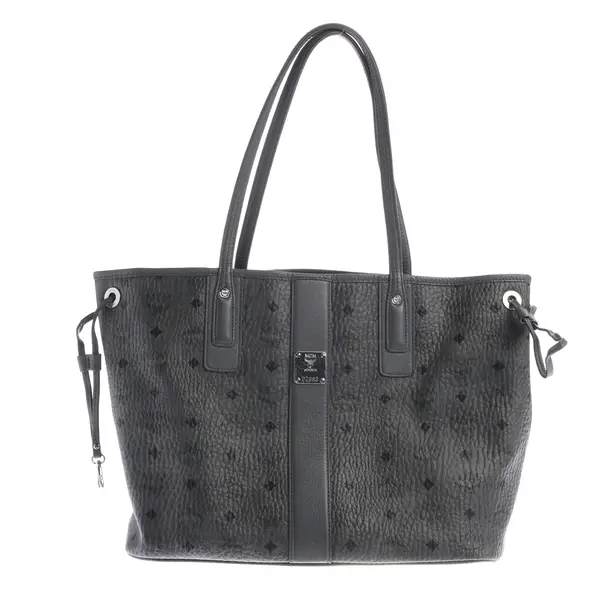 Wendeshopper, in Grau, Leder, MCM