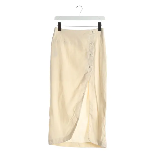 Rock, in Cream, Leinen, Sandro