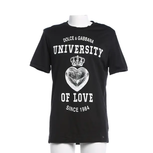 T-Shirt, in Schwarz, Baumwolle, Dolce & Gabbana