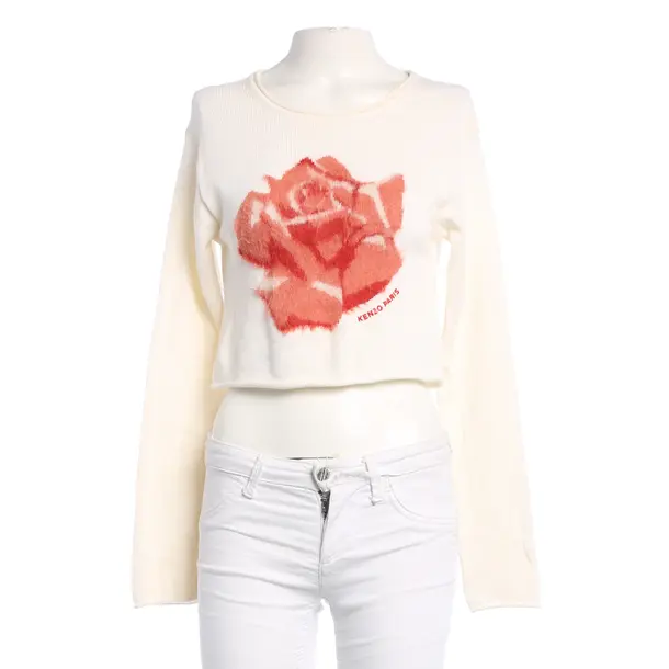 Pullover, in Beige, Baumwolle, Kenzo