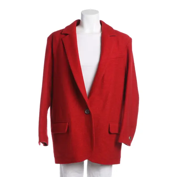 Mid-Season Coat, in Red, Wool, Isabel Marant Étoile