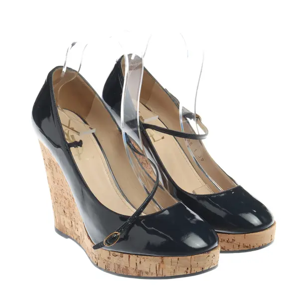 Wedges, in Schwarz, Saint Laurent