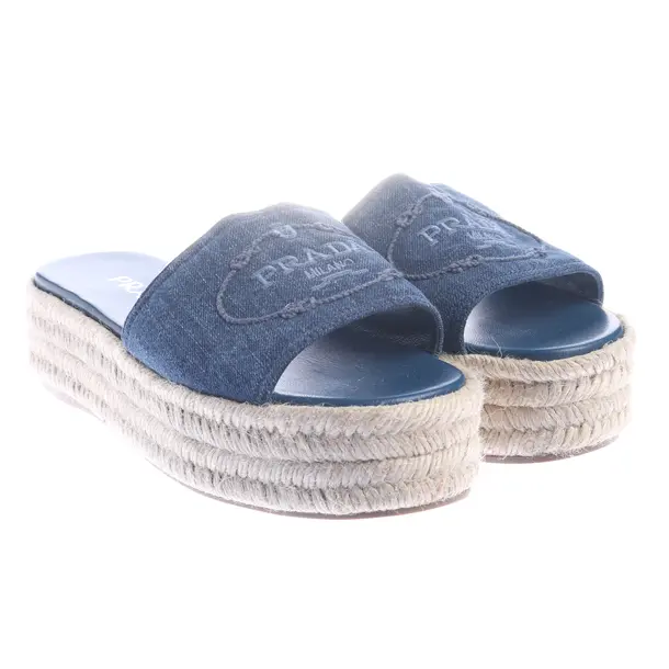 Sandalen, in Blau, Prada