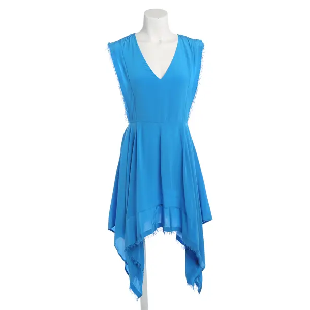 Dress, in Blue, Silk, Sandro