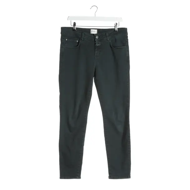 Slim Fit Jeans, in Dark Green, Cotton, Closed