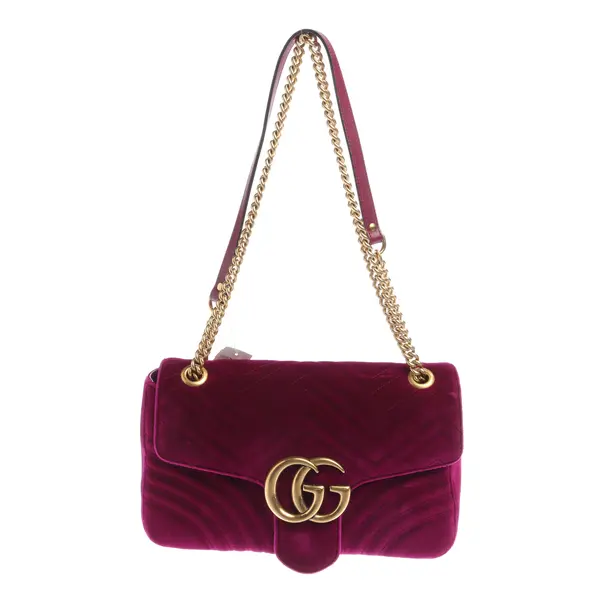 Borsa a cinture a tracolla, in Viola, Velluto, Gucci