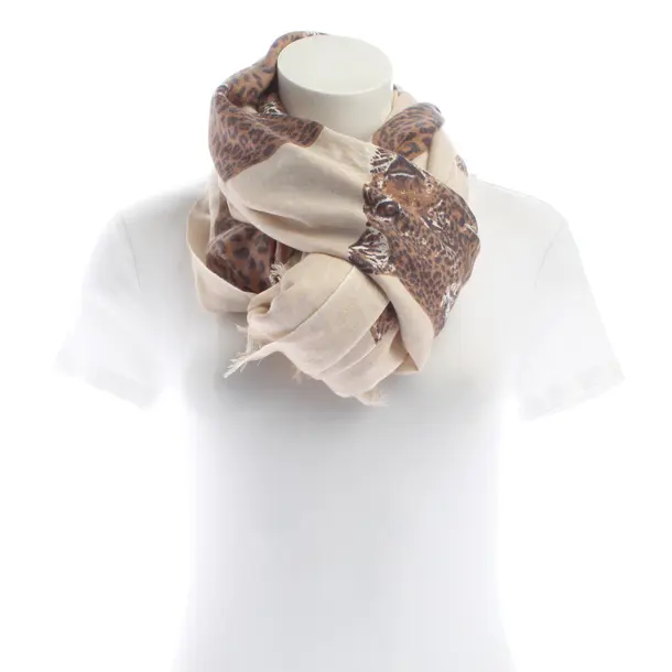Shawl, in Light Brown, Cotton, Hemisphere