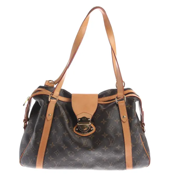 Handtasche, in Braun, Canvas, Louis Vuitton