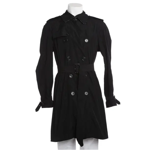 Overcoat, in Black, Polyester, Burberry