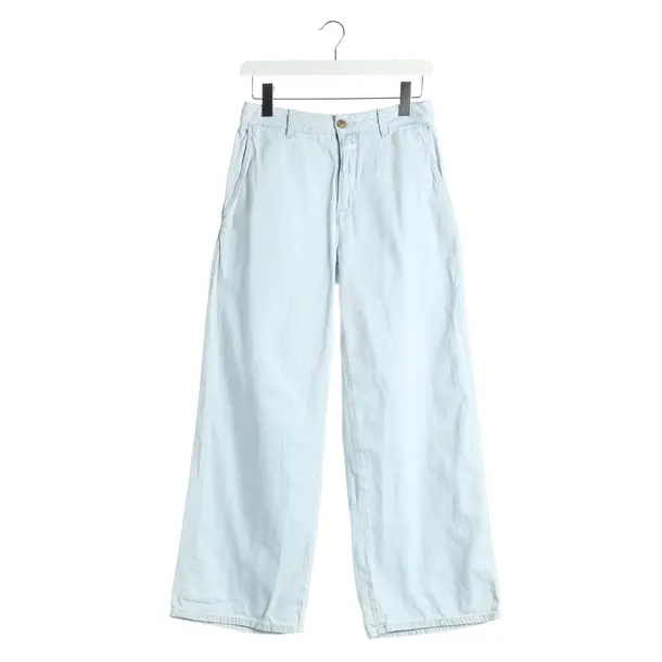 Straight Fit Jeans, in Light Blue, Cotton, Closed