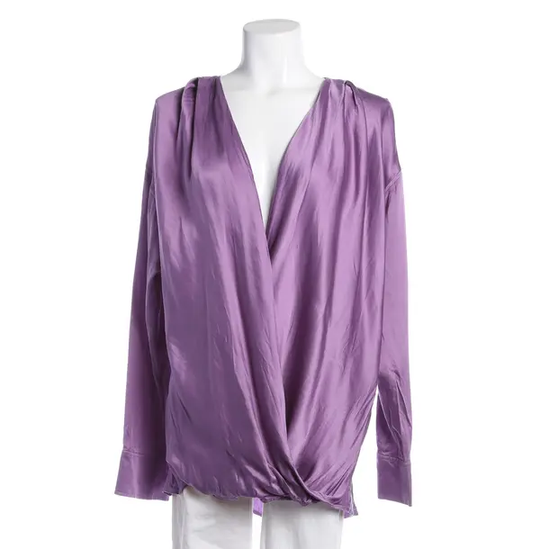Blouse, in Purple, Silk, Balmain