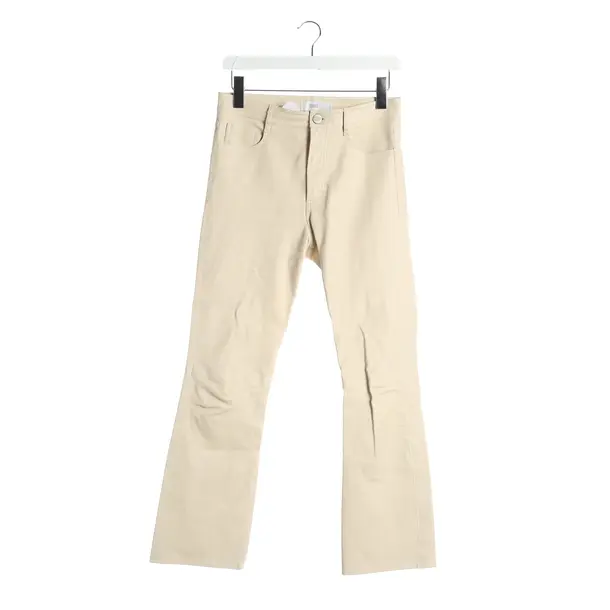 Pants, in Cream, Leather, Closed