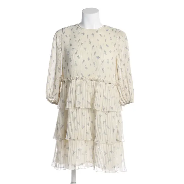 Dress, in Beige, Polyester, Ganni