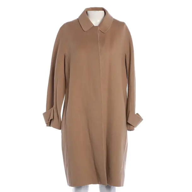 Übergangsmantel, in Braun, Wolle, Max Mara