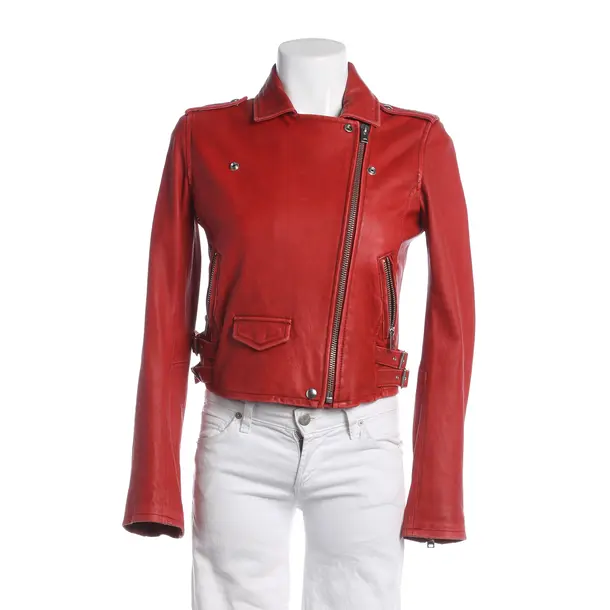 LeatherJacket, in Red, Leather, Iro