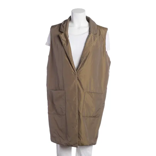 Vest, in Light Brown, Polyester, Fabiana Filippi