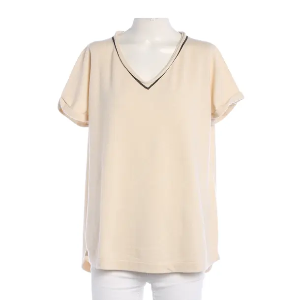 Blouse, in Cream, Wool, Brunello Cucinelli